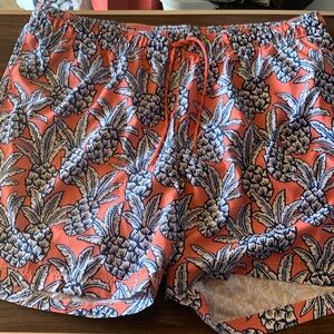Swim trunks worn one time